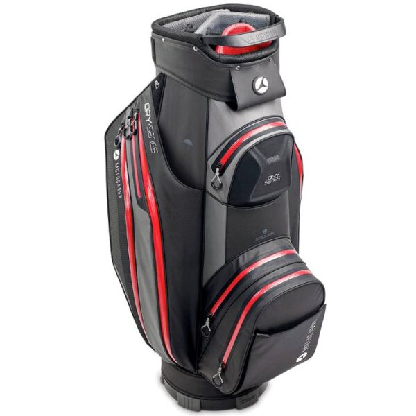 Motocaddy Golf Dry Series Cart Bag - Black/Red - Image 2