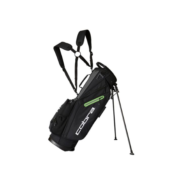 Cobra Signature Stand Bag - Black/Grey/Green