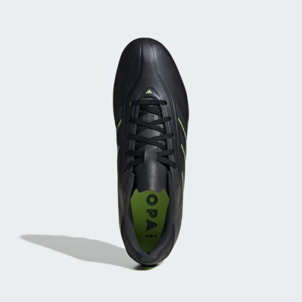 adidas Copa Pure 3 Club FG Football Boots - Black/Lemon - Image 2