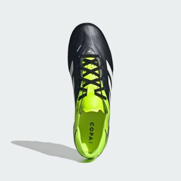 adidas Copa Pure III League FG Football Boots - Black/Lemon - Image 2