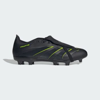adidas Predator League Fold Over Tongue FG Football Boots - Black/Lemon