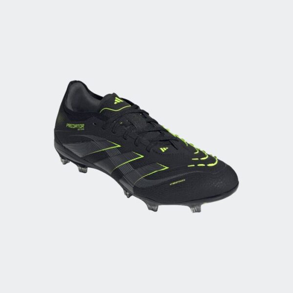 adidas Predator Pro FG Football Boots - Black/Carbon/Lemon - Image 4