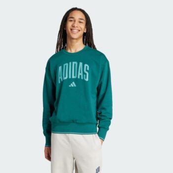 adidas Mens Collegiate Crewneck Top - Green