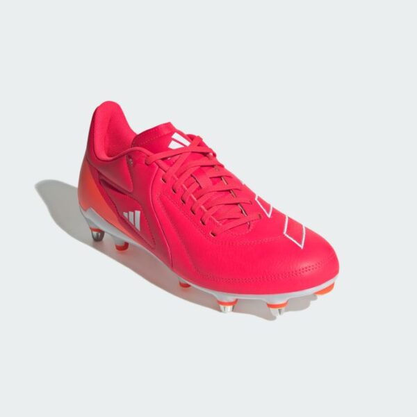 adidas RS-15 Elite Soft Ground Rugby Boots - Red - Image 3
