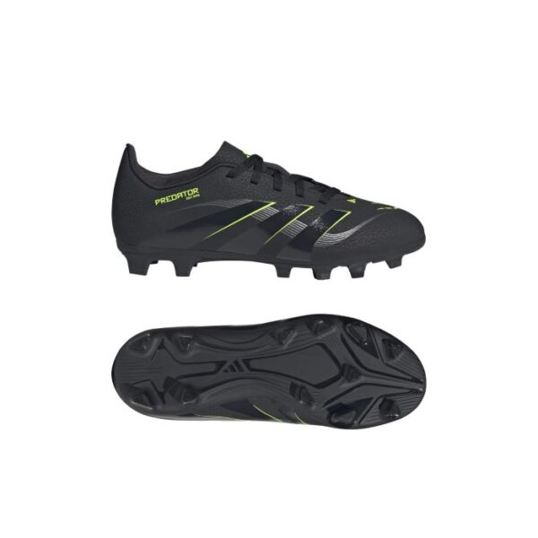 adidas Kids Predator Club FG Kids Football Boots - Black/Lemon - Image 3