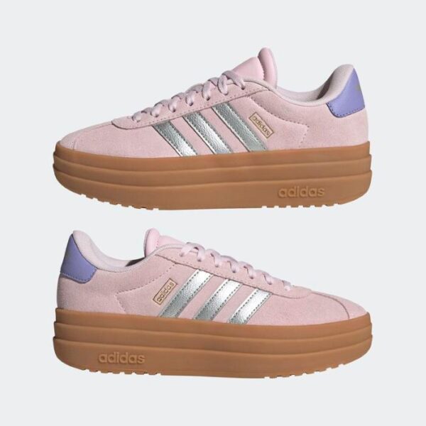 adidas Girls VL Court Bold - Pink - Image 3