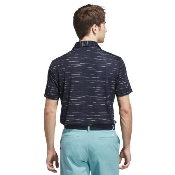 adidas Ultimate365 Mesh Glimmer Print Polo - Navy - Image 2