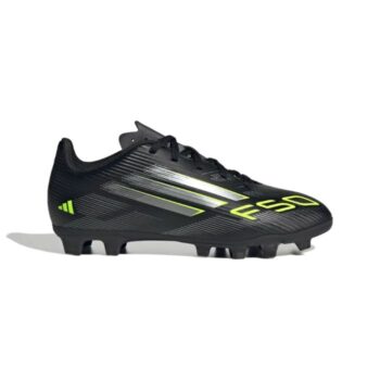 adidas F50 Club FG Kids Football Boots - Black/Lemon
