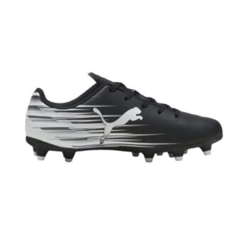 Puma ATTACANTO II FG Kids Football Boots - Black/White