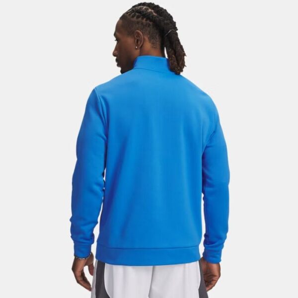 Under Armour Men's Fleece Zip - Blue - Image 2
