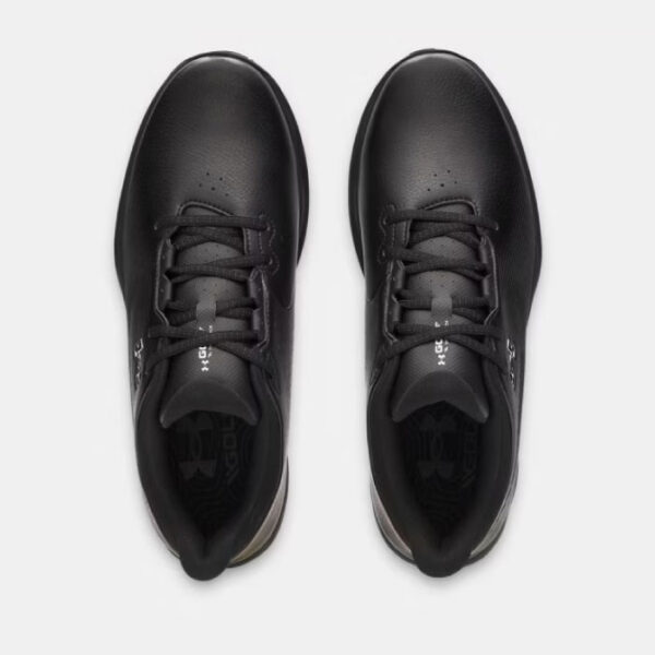 Under Armour Drive Fade Golf Shoes - Black/Silver - Image 4