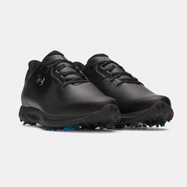 Under Armour Drive Fade Golf Shoes - Black/Silver - Image 2