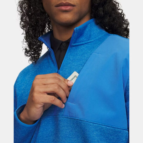 Under Armour Drive Sweater Fleece Half Zip - Blue Atlantis - Image 3