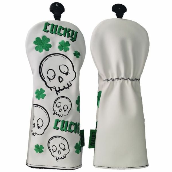 Legend Lucky Fairway Headcover - White/Green