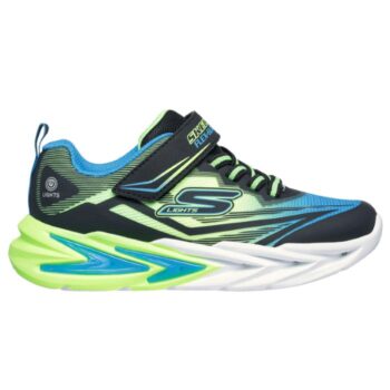 Skechers Boy's S Lights: Flex-Glow Ultra - Black/Lime