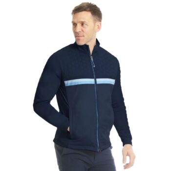 Island Green Quilted Jacket - Navy