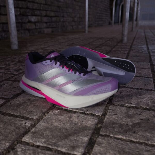 adidas Adizero Womens Boston 13 - Purple/Silver - Image 4