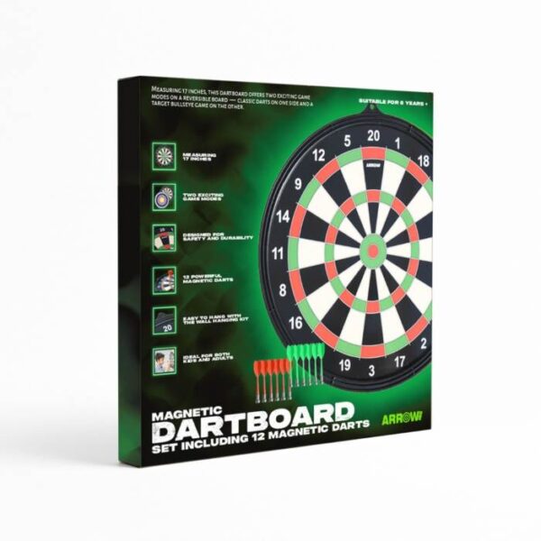 Arrow180 Magnetic Dartboard Set - Image 2