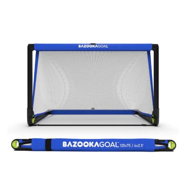 BazookaGoal Football Goals (PVC) - Blue/White