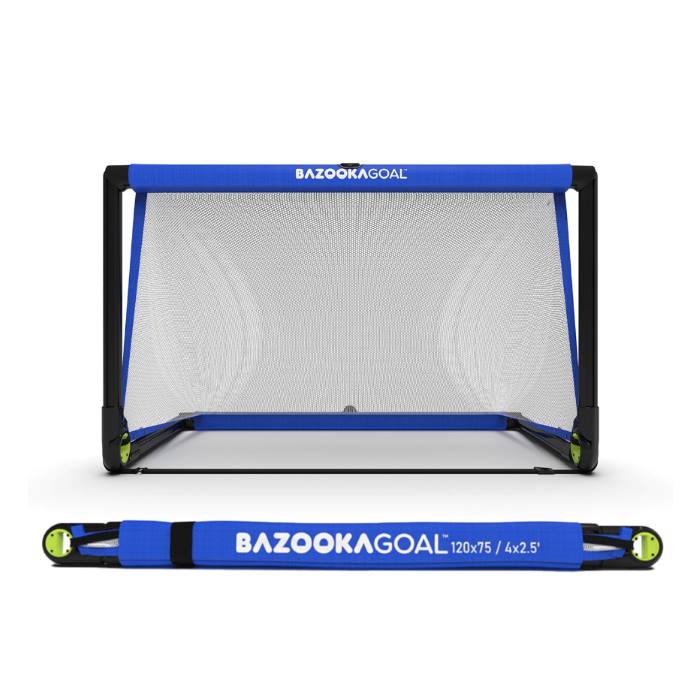 BazookaGoal Football Goals (PVC) - Blue/White