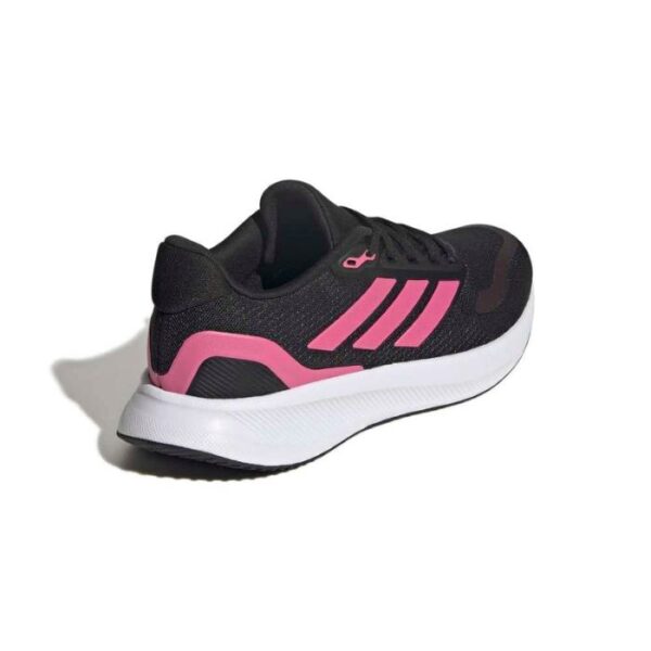 adidas Womens Runfalcon 5 Running Shoes - Black/Pink - Image 3