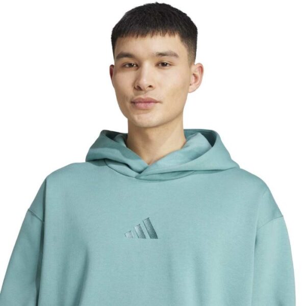 adidas Mens All Szn Hoodie - Teal - Image 3
