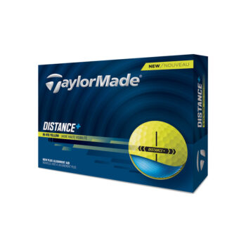 TaylorMade 2025 Distance+ Golf Balls - Yellow