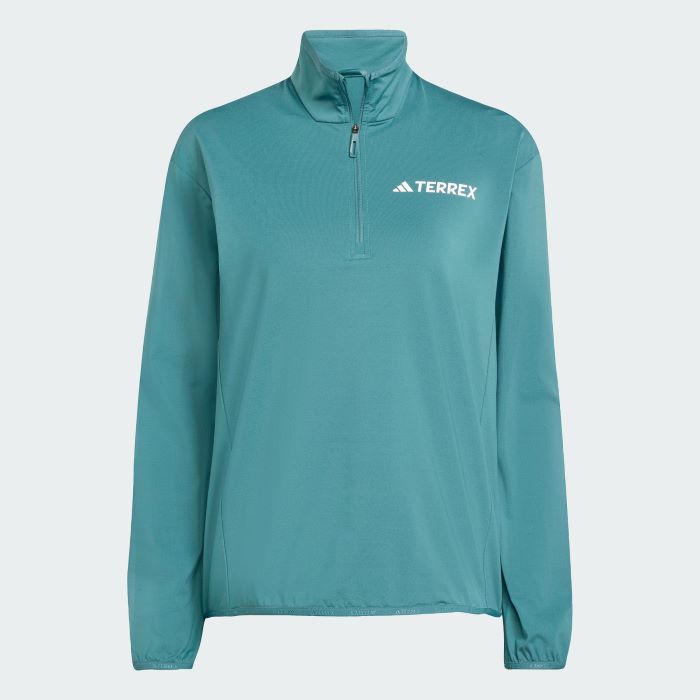 adidas Womans Terrex Multi Climawarm Half-Zip Tech Top - Image 3