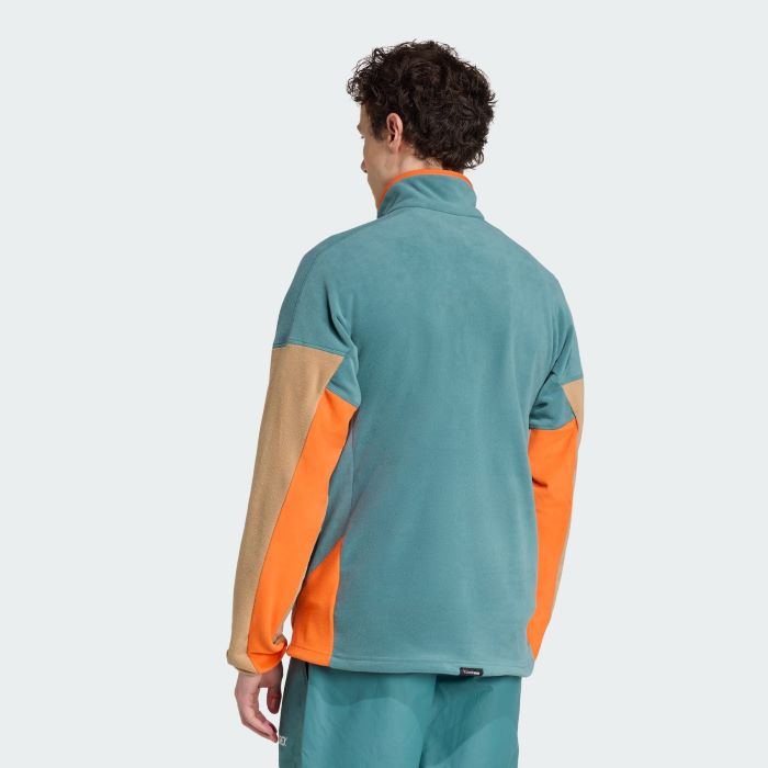 Terrex Multi Climawarm Fleece Anorak - Teal - Image 3