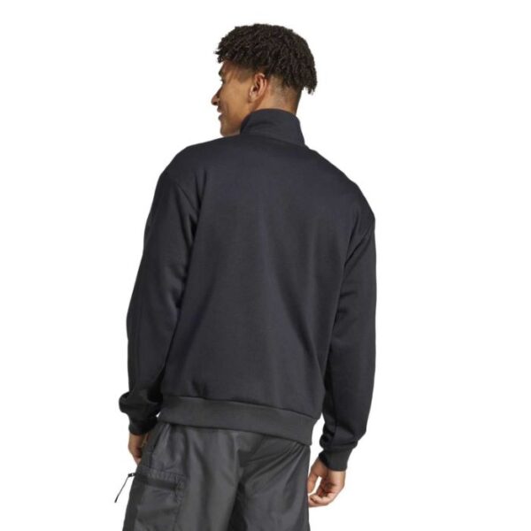 adidas Mens City Escape Half Zip Top - Black - Image 3