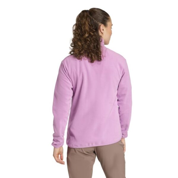adidas Women's Essentials Terrex 1/2 Zip Fleece - Purple - Image 2