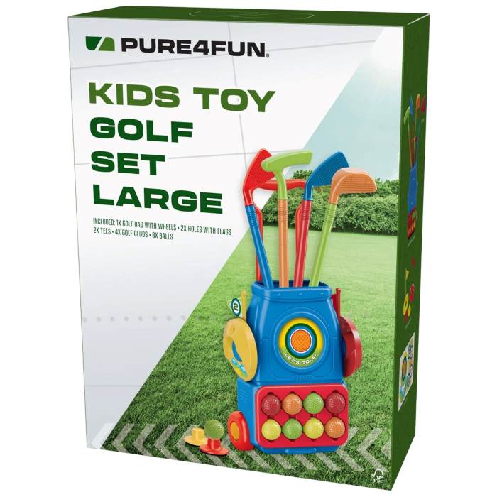 Pure4Fun Kids Golf Toy Sets Putt & Chip