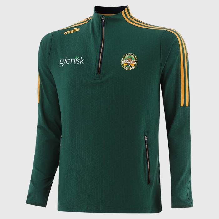 Offaly GAA O'Neills Men's Hydra Half Zip - Bottle/Amber/Marine