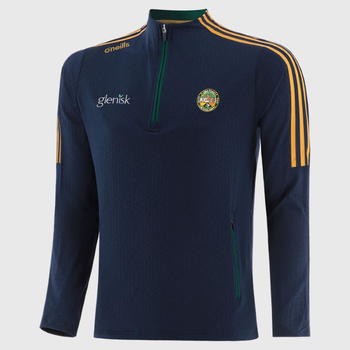 Offaly GAA O'Neills Men's Hydra Half Zip - Marine/Amber/Bottle
