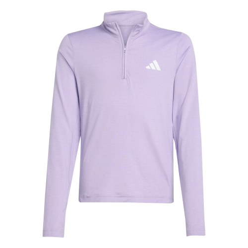 adidas Girls All Sports Favourite 1/4 Zip Long Sleeve Top