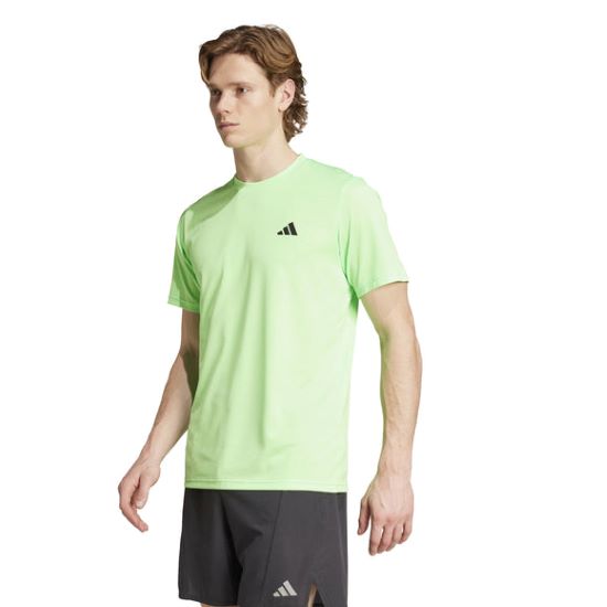 adidas Training Essential Base T-Shirt Men's - Lime/Black