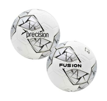 Precision Fusion FIFA Basic Training Ball - White/Silver