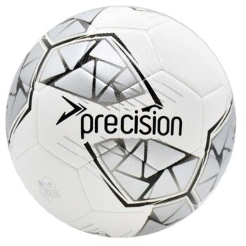Precision Fusion FIFA Basic Training Ball Size 5 - White/Silver