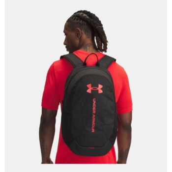 Under Armour Hustle Lite Backpack - Black/Red