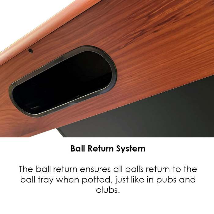 BCE 6Ft Pool Table With Ball Return System - Image 5