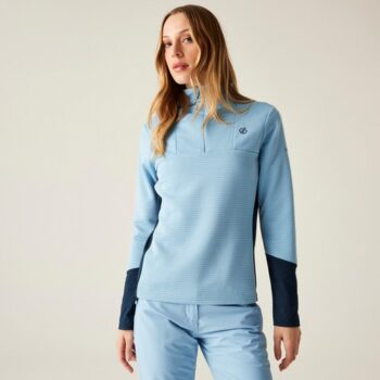 Dare2B Ladies Iced 1/4 Zip Core Stretch Midlayer