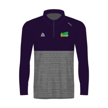 Esker Hills Golf Club Half Zip Top - Navy/Grey PRE SALE
