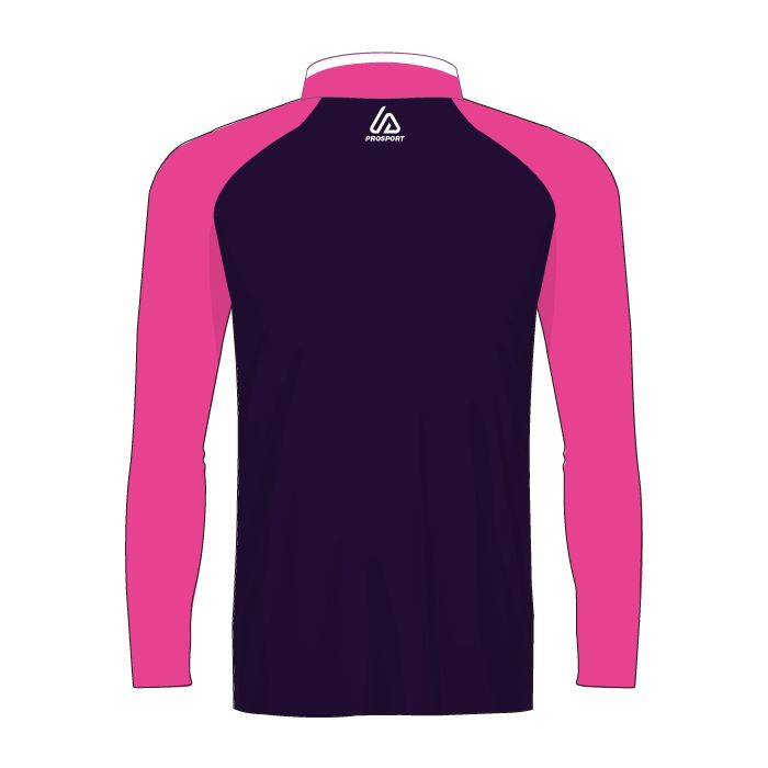 Esker Hills Golf Club Half Zip Top - Navy/Pink PRE SALE - Image 2