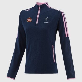O'Neills Kildare GAA Ladies & Girls Hydra Brushed Half Zip Top