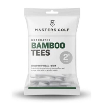 Bamboo Graduated Tees 2in Bag 20 White