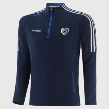 Laois GAA O'Neills Hydra Brushed Half Zip Top - Marine/White/Royal