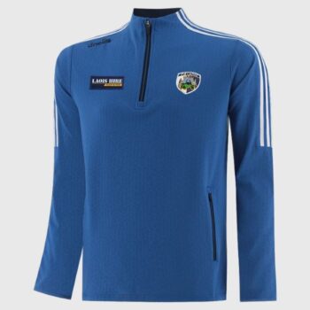 Laois GAA O'Neills Hydra Brushed Half Zip Top - Royal/White/Marine