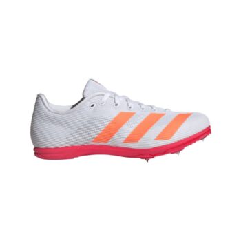 adidas Sprintstar Kids Running Spikes - White/Orange