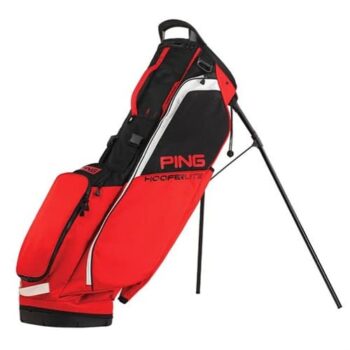 PING Hoofer Lite 231 Golf Carry Bag - Red/Black/White
