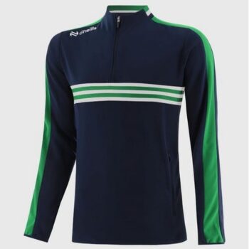 O'Neills Dromore Half Zip Top Marine/Emerald/White